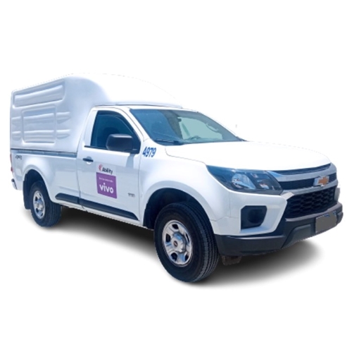 S10 Cabine Simples - Baú Meia Tampa