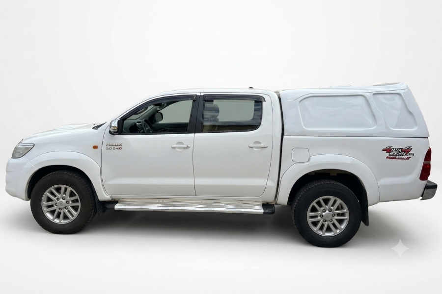 HILUX CABINE DUPLA - Capota Tobogã Fechada em Fibra